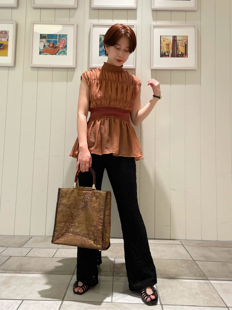 cut lace pants