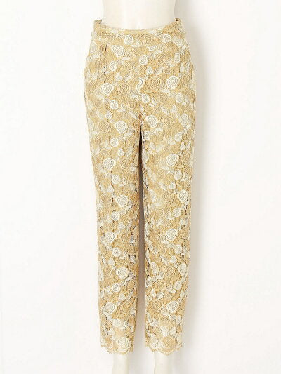 tone lace pants