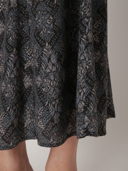 oriental pattern mermaid skirt