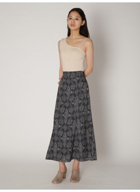 oriental pattern mermaid skirt
