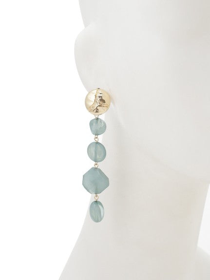 stone long earrings