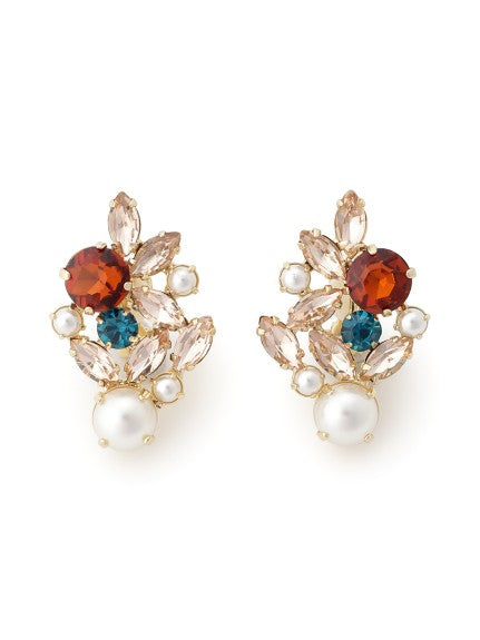 bijou pearl earrings