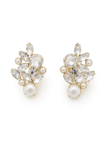 bijou pearl earrings