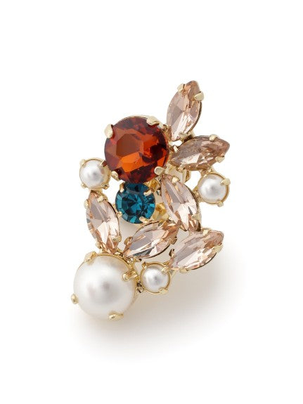 bijou pearl earrings