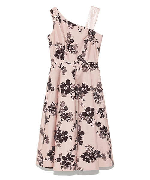 flower flocky dress